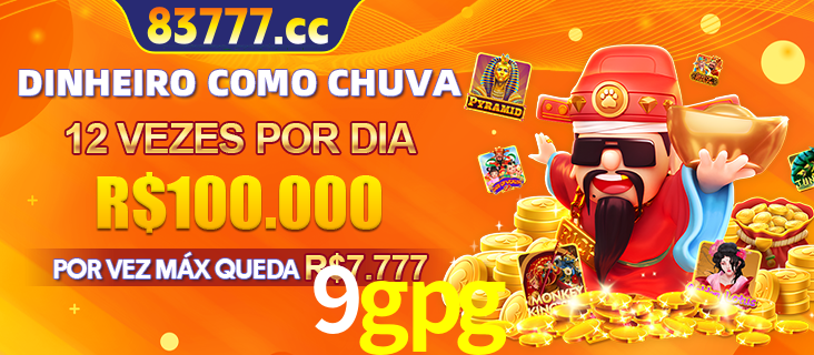 Banner do programa de recompensas Recomende para amigos do 9gpg, detalhando os bônus por convidar amigos, com prêmios que chegam a R$288.888.
