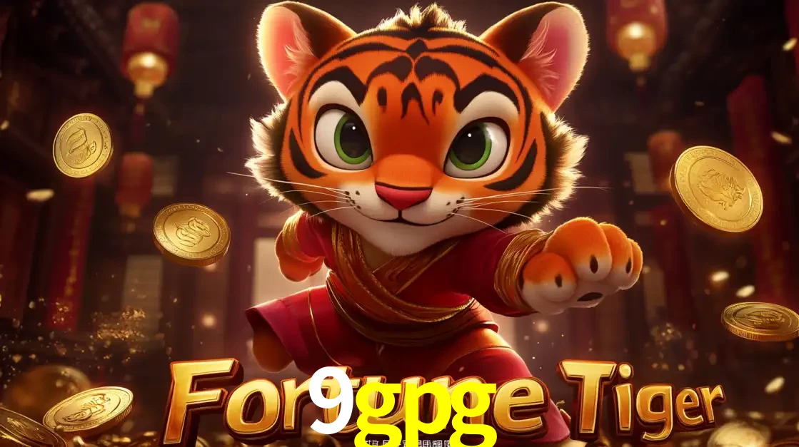 O carismático mascote do jogo de slot Fortune Tiger, um tigre fofo em pose de artes marciais, pronto para trazer sorte e multiplicadores de ganhos no cassino online 9gpg.